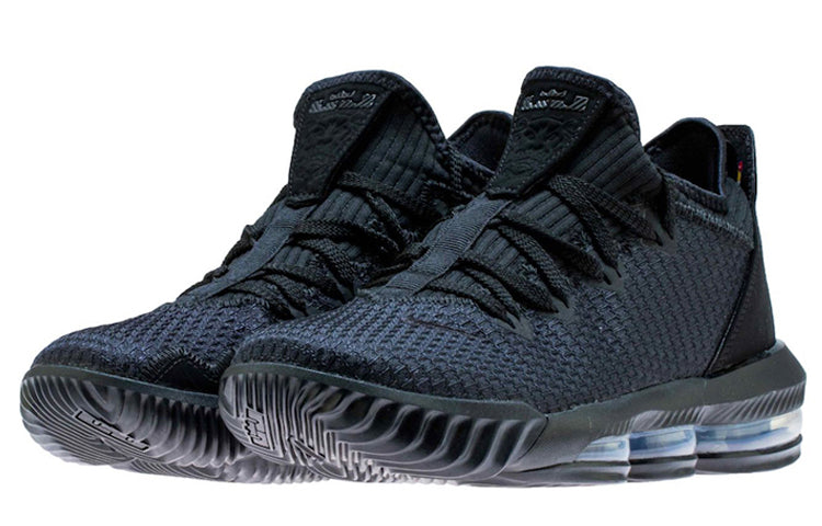 Nike LeBron 16 Low 'Triple Black' CI2668-002