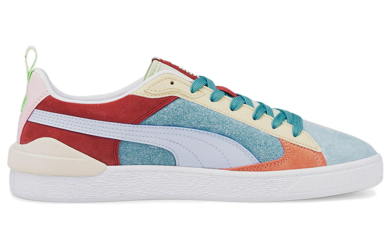 PUMA Suede Block Wt Foam Strip 2 'Blue Red White' 383895-02