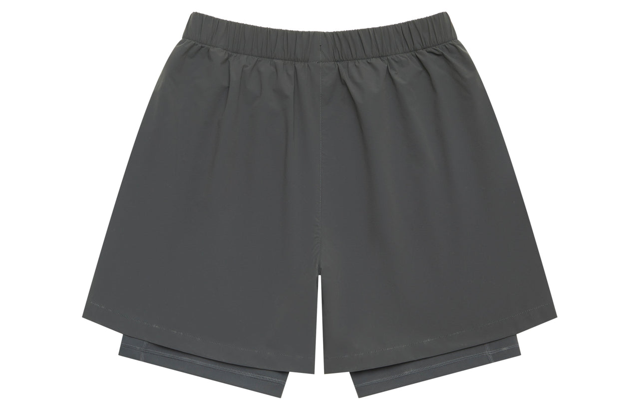 New Balance NB Logo 2 In 1 Short 'Dark Grey' NVE25121-CHL