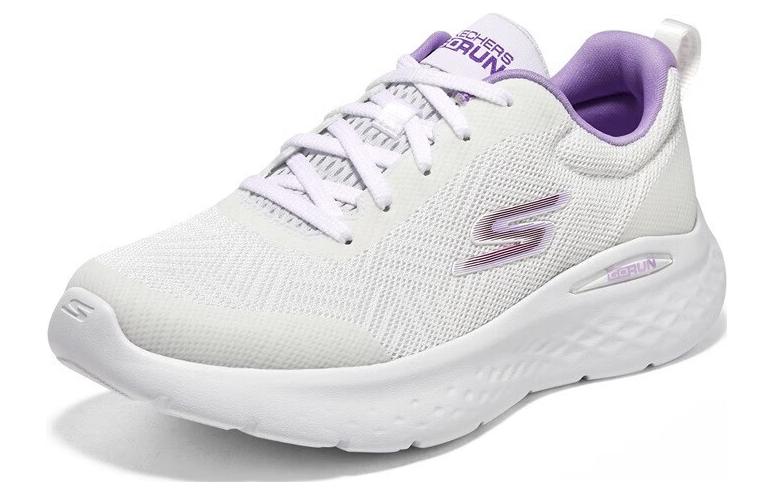 (WMNS) Skechers GO RUN Lite 'White Purple' 129425-WPR