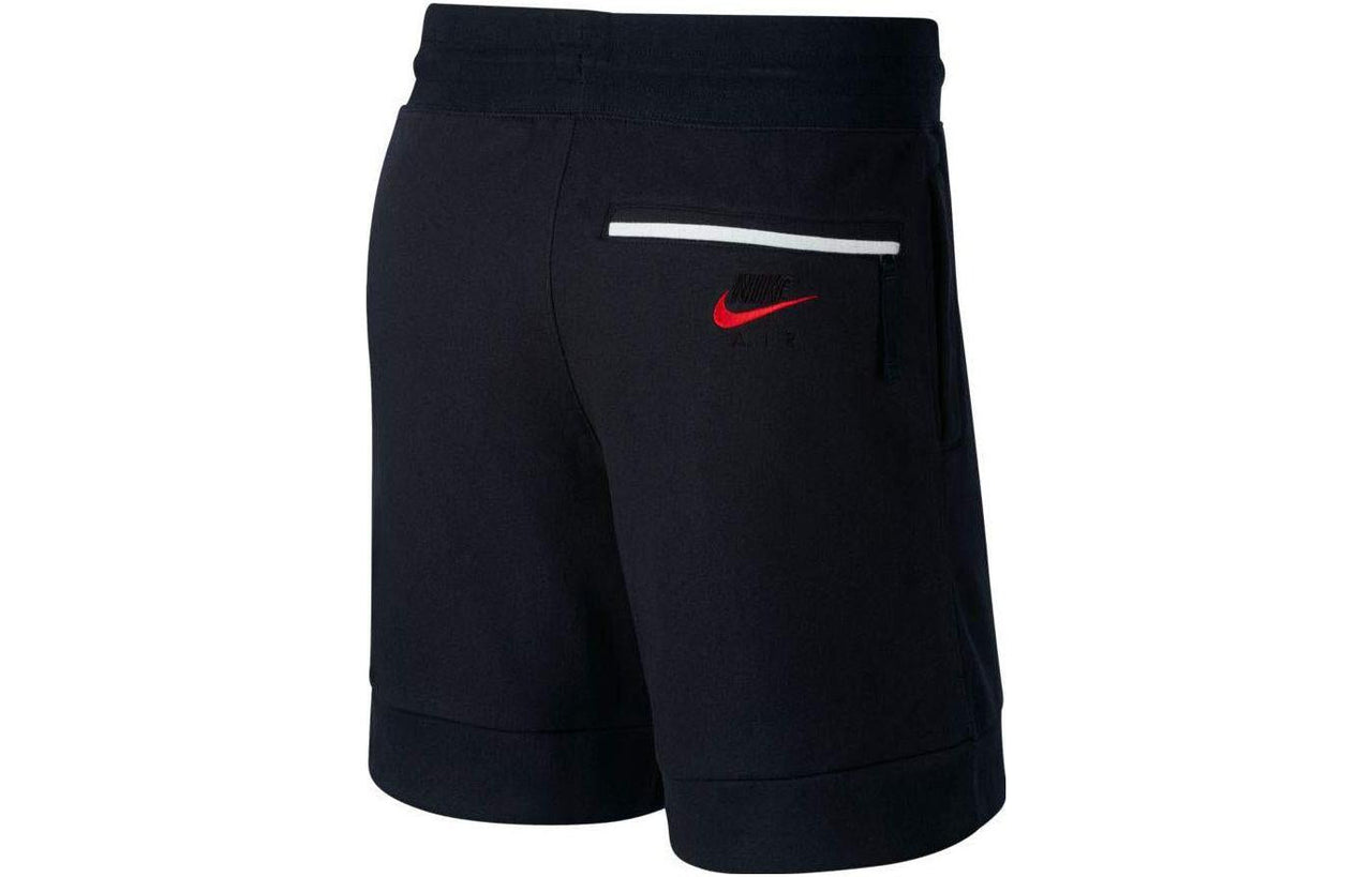 Nike NSW Air Fleece Shorts 'Black University Red' CJ4832-010