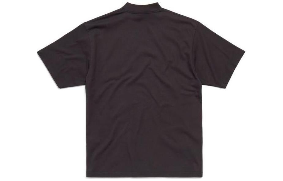 (WMNS) Balenciaga Lo_ve T-shirt 'Black Grey' 764235TQVK21576