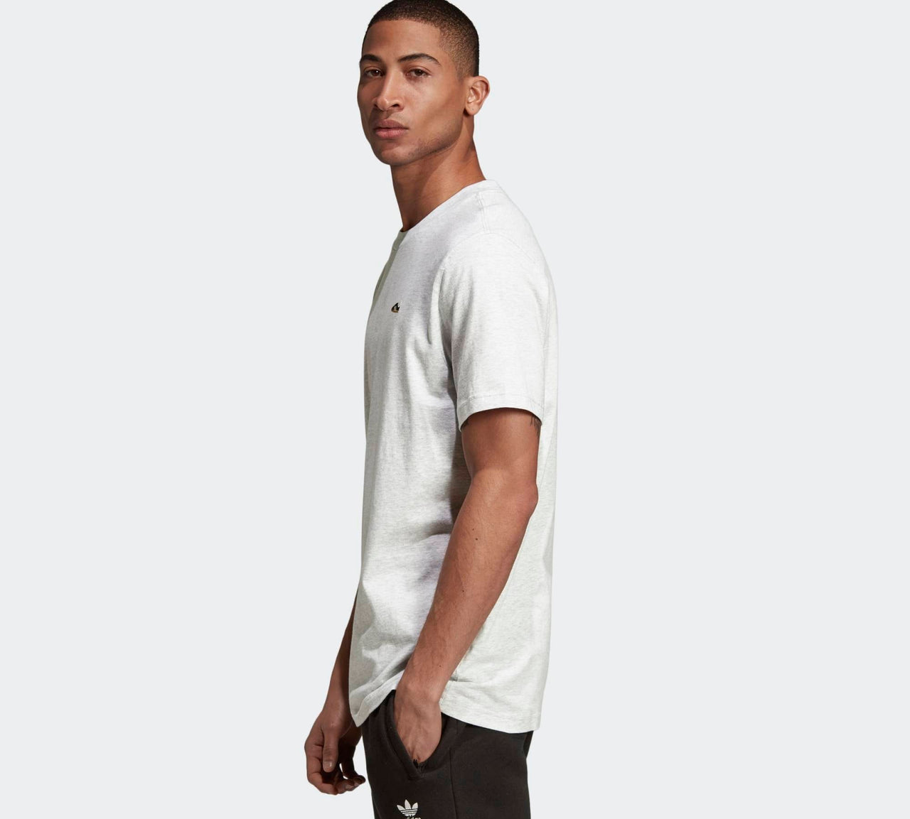 adidas Embroidered Samba T-Shirt 'Grey' ED7639