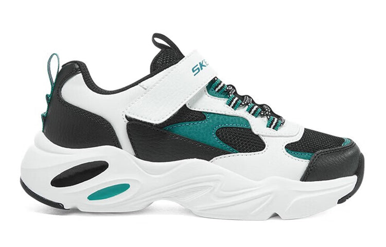 (GS) Skechers Stamina Airy 'White Black Green' 405204L-WBTQ