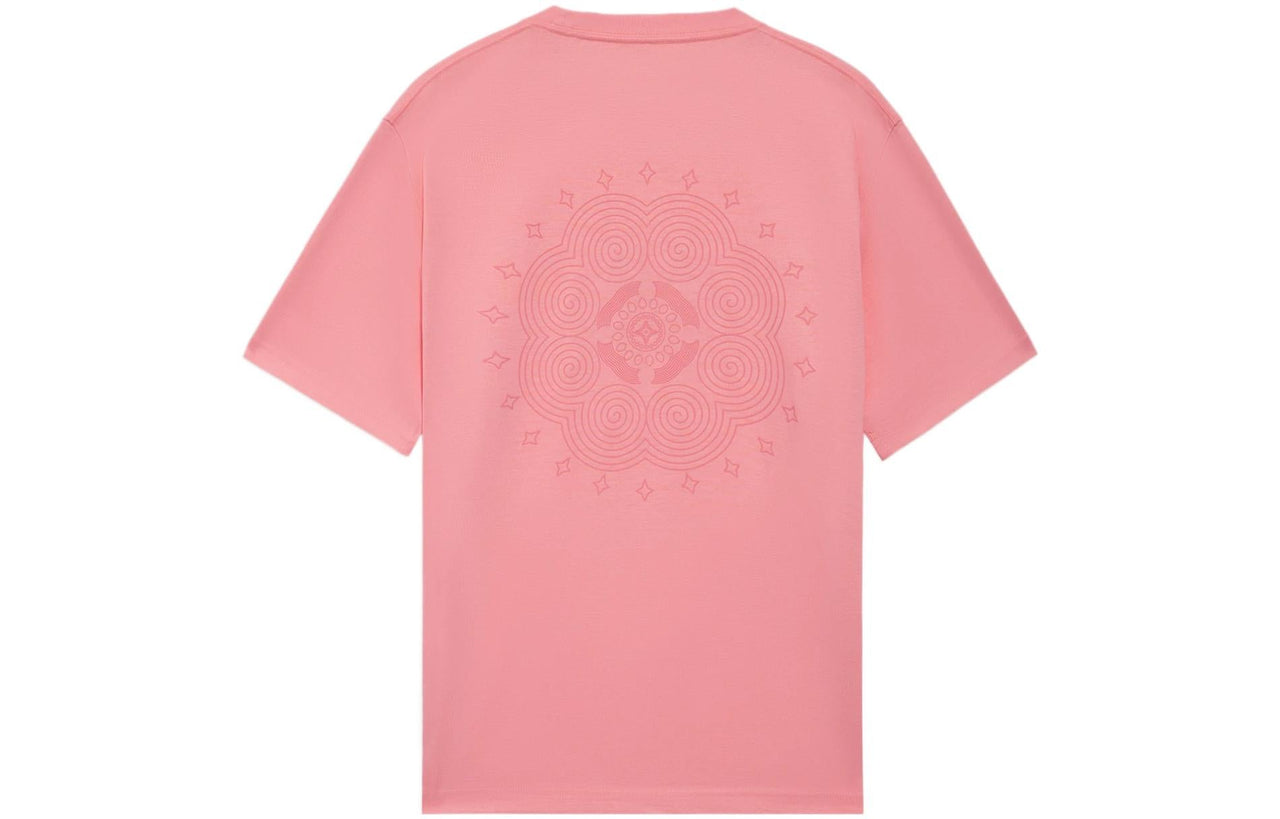 Li-Ning Embroidered Totem Graphic T-shirt 'Pink' AHSS098-6