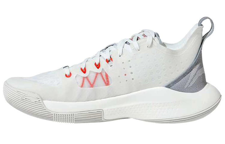 Li-Ning Sonic 8 Low 'White Red' ABAQ035-U