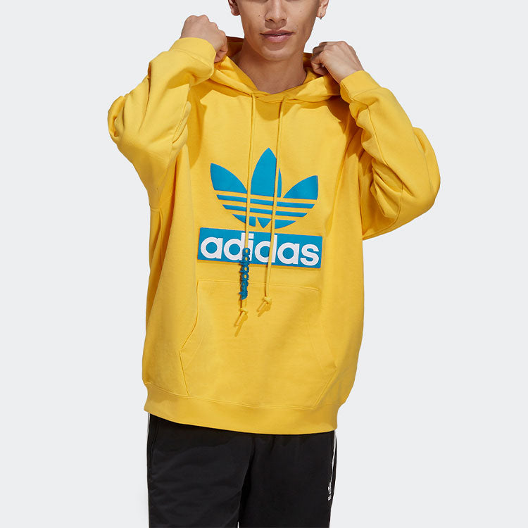 adidas originals Big Trfl Logo Pattern Sports Yellow H36281