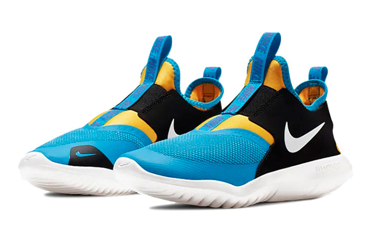 (GS) Nike Flex Runner 'Black Blue' AT4662-401