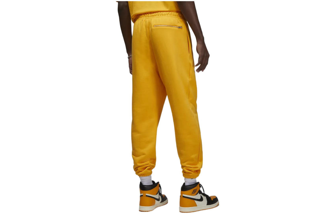 Air Jordan x Wordmark Fleece Joggers 'Yellow' FJ0697-739