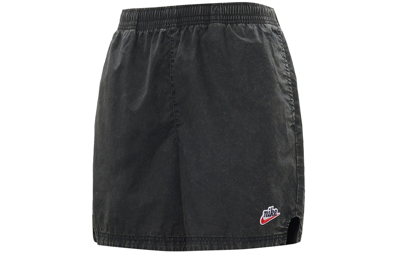 Nike Retro Washed Denim Casual Shorts Black DC1878-010