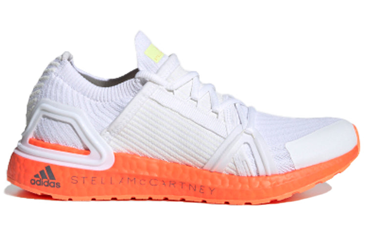 (WMNS) adidas Stella McCartney x UltraBoost 20 'White Solar Orange' FU8983