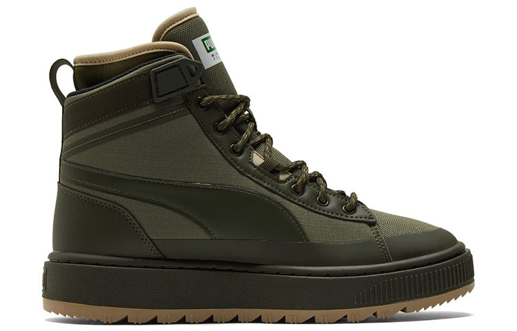 PUMA Unisex Suede Mid WTR Sneakers Green 380708-03