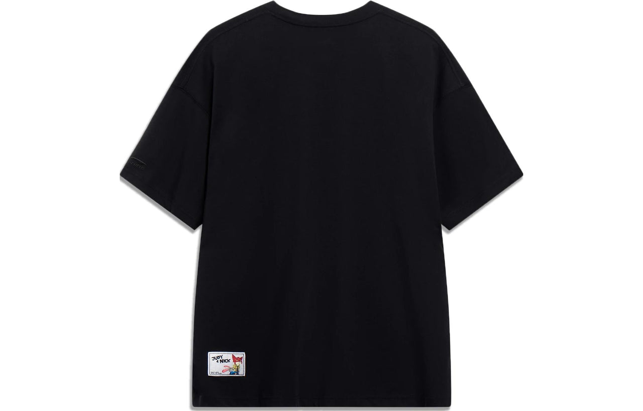 Li-Ning x Disney Zootopia Graphic T-shirt 'Black' AHST271-1