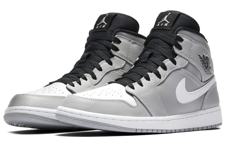 Air Jordan 1 Mid 'Wolf Grey Black White' 554724-046