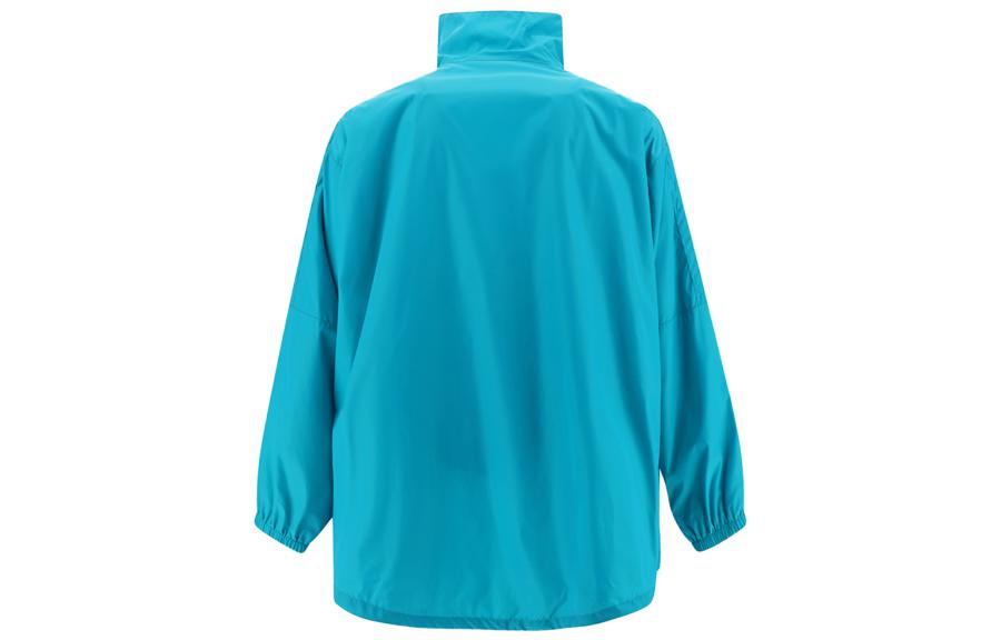 Balenciaga Logo Zip-Up Jacket 'Teal' 725302TNO194600