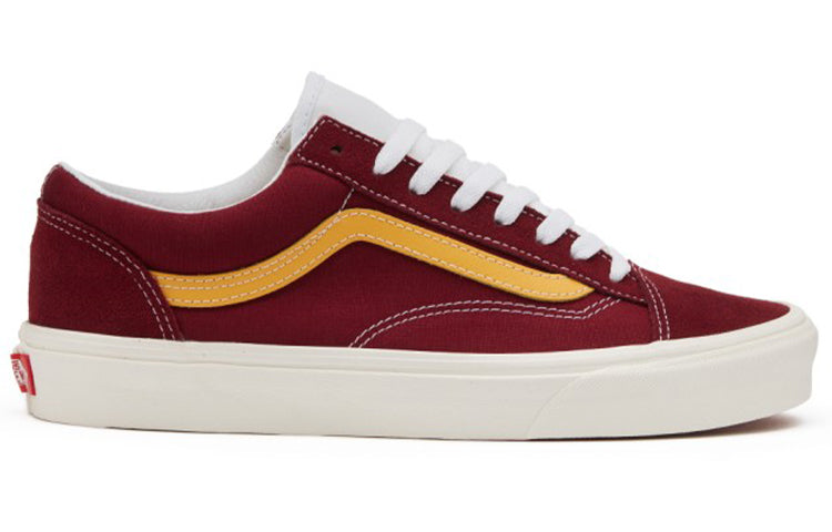 Vans Unisex Style 36 Sneakers Red Wine Red VN0A54F6677