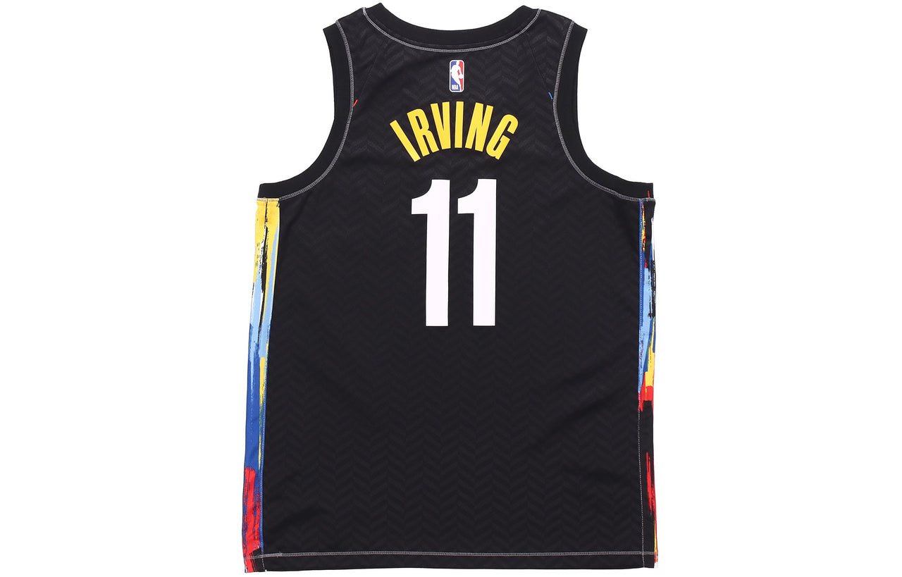 Nike NBA City limited SW Fan Edition 20-21 Season Brooklyn Nets Kyrie Irving 11 Sports Basketball Jersey Black CN1713-018