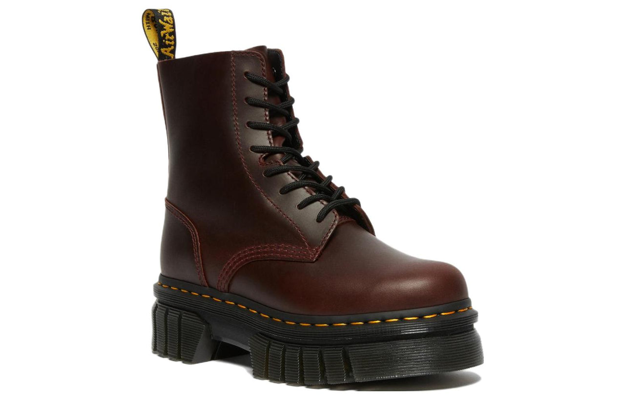 Dr. Martens Audrick Brando Leather Platform Lace Up Boots 'Brown' 27818211
