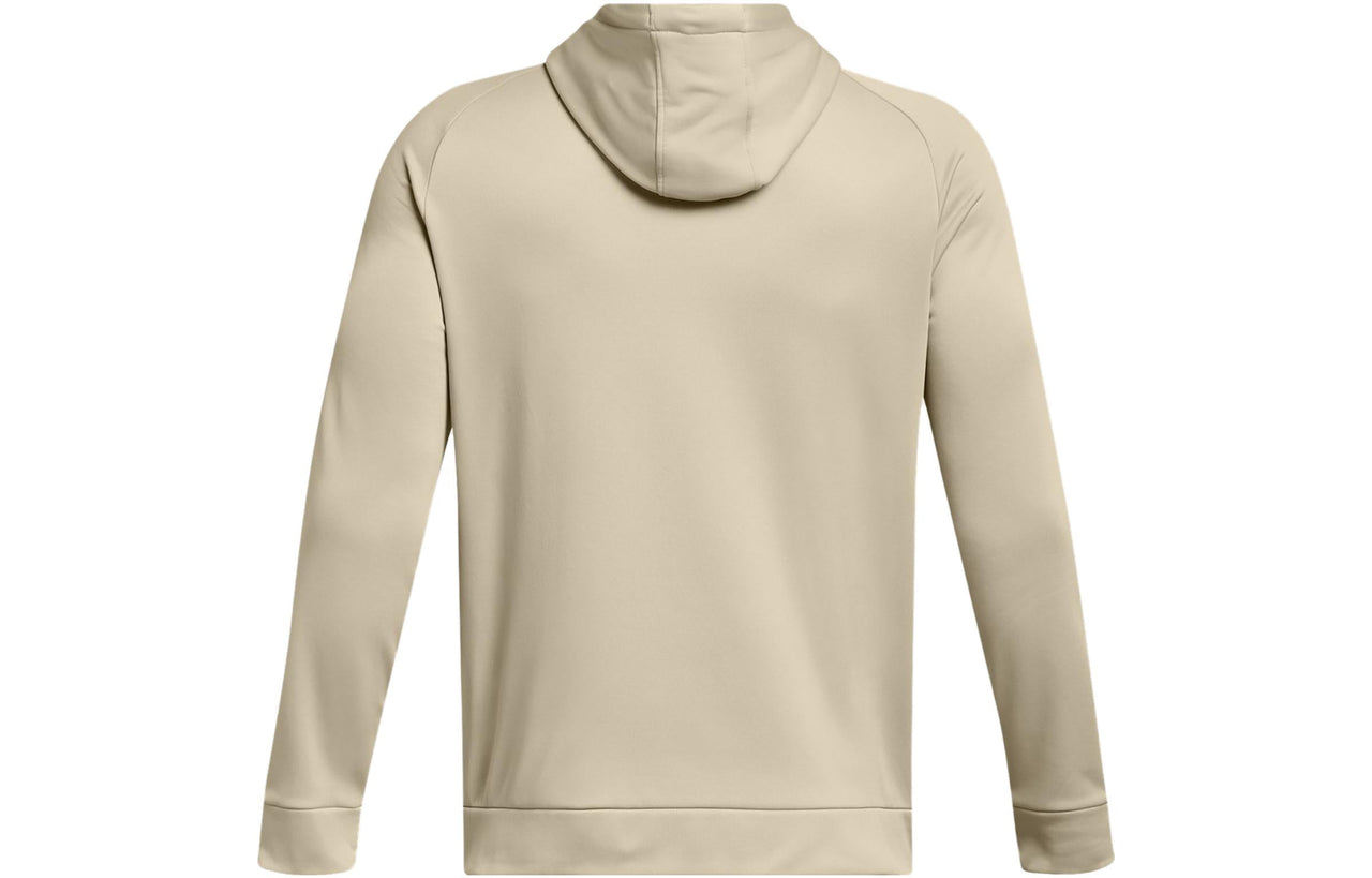Under Armour Fleece Logo Hoodie 'Beige Black' 1379854-289
