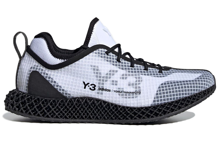 adidas Y-3 Runner 4D IO 'White Black' FX1059