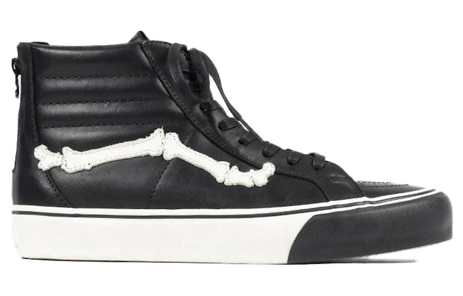 Vans Blends x SK8-HI Reissue Zip LX 'Bones - Black' VN0000SPA17