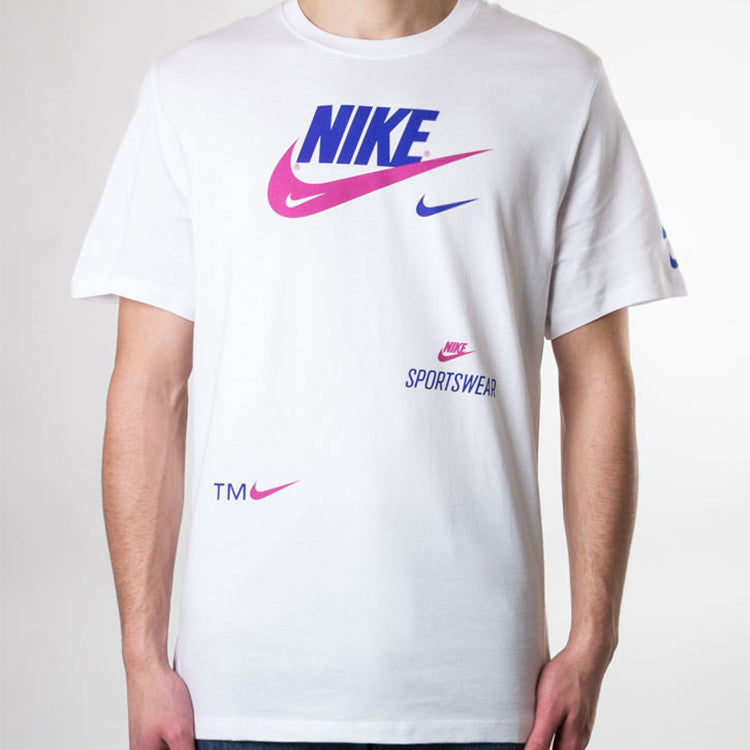 Nike Swoosh Round Neck Short Sleeve White CU0078-100