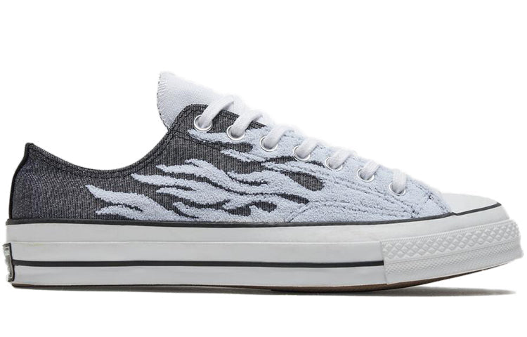 Converse Archive Flames Chuck 1970s Low Top 'Black Grey' 166713C
