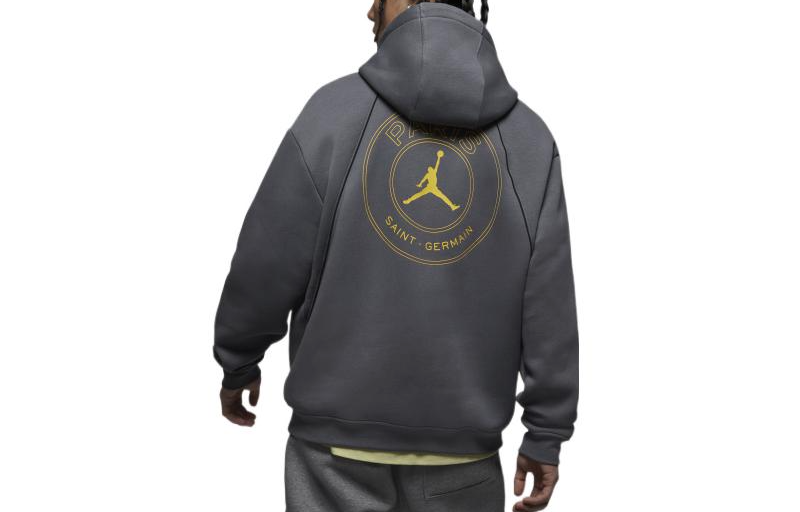 Air Jordan x PSG Hoodie 'Black Gold' DV0612-014