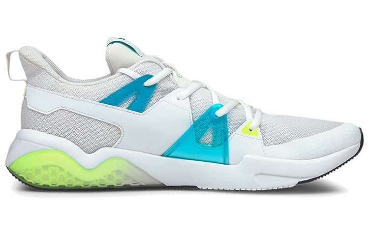 PUMA Cell Fraction Fade Running Shoes White/Blue/Green 194372-02
