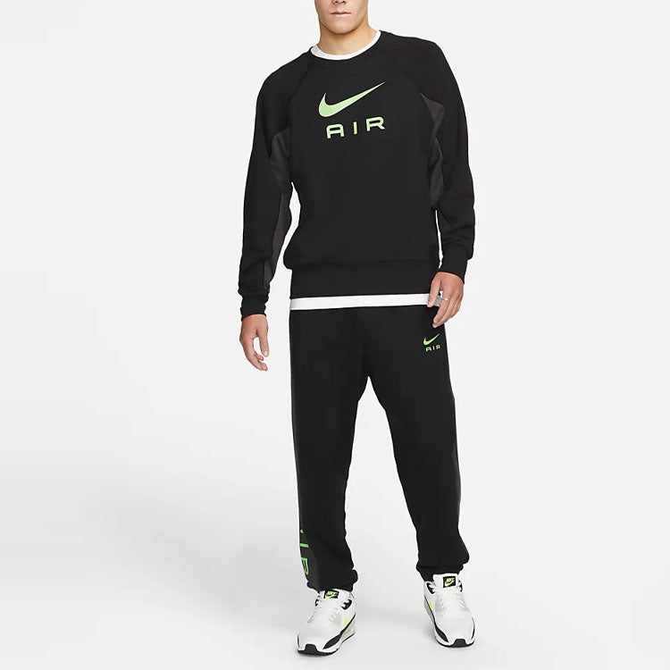 Nike Sportswear Air French Terry Sweatshirt 'Black' DQ4206-011