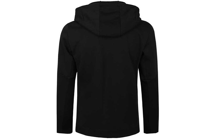 adidas Athleisure Casual Sports Cardigan Hooded Jacket Black FP8206