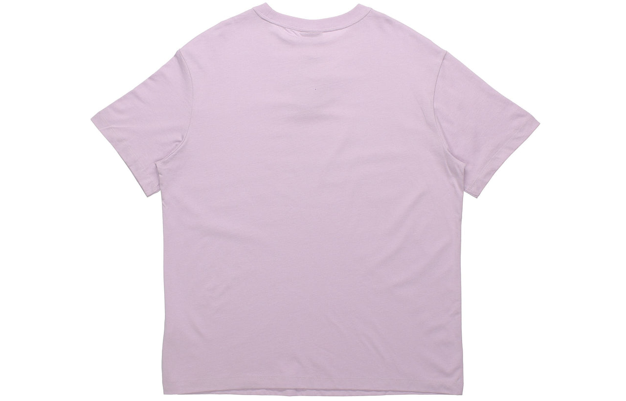 (WMNS) Nike Sportswear Essential Sports Running Training Round Neck Short Sleeve Light Purple T-Shirt DH4256-576