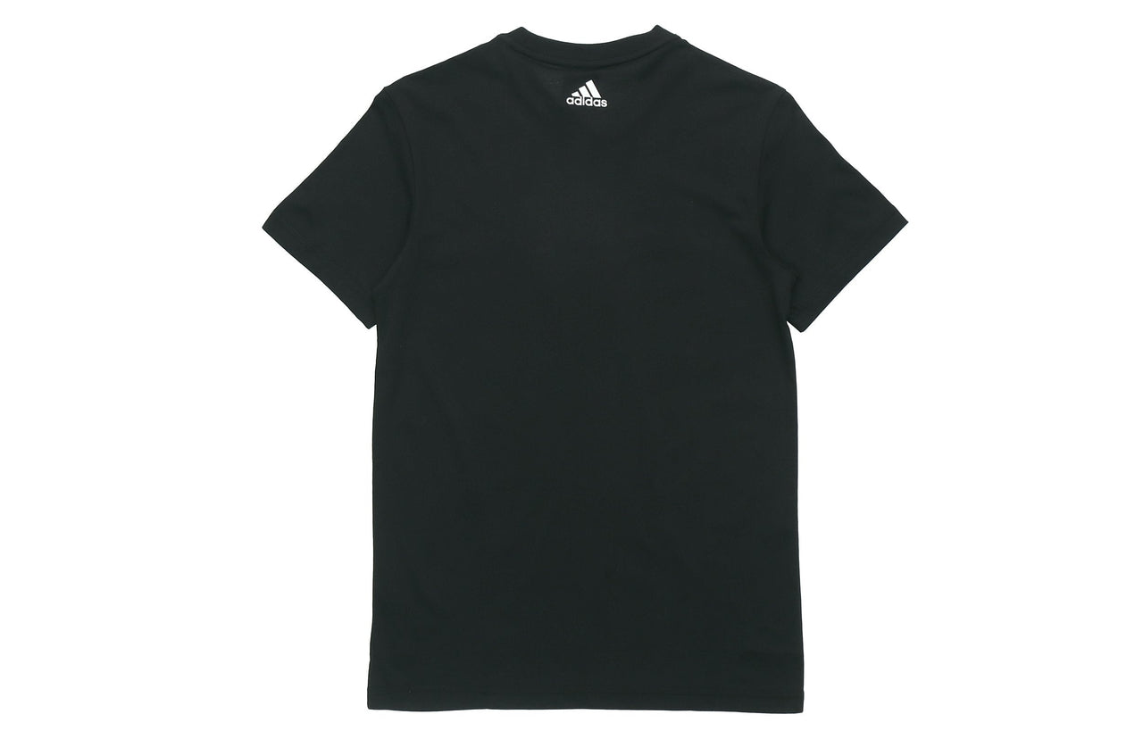 adidas Kc Tee Os Sports Round Neck Short Sleeve Black DY8709