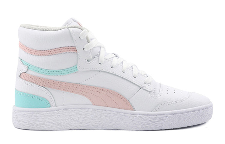 PUMA Ralph Sampson Mid K Mid-top Sneakers White/Pink/Blue 373810-03