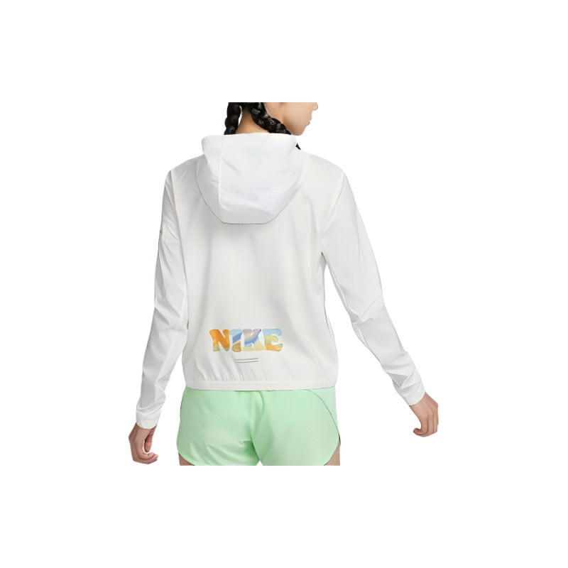 (WMNS) Nike Impossibly Light Waterproof Running Hooded Jacket (Asia Sizing) 'White' HJ3948-133
