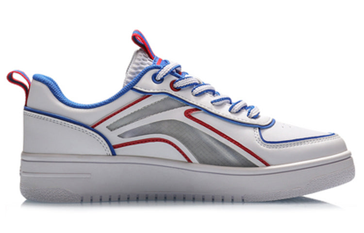 (WMNS) Li-Ning Classic Leisure Low 'White Red Blue' AGCP128-4