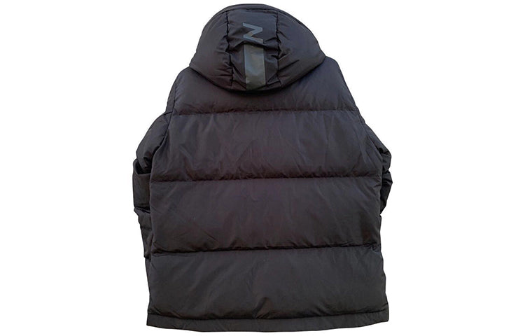 New Balance Windproof Warm Hooded Down Jacket 'Black' NPA4S061-BK