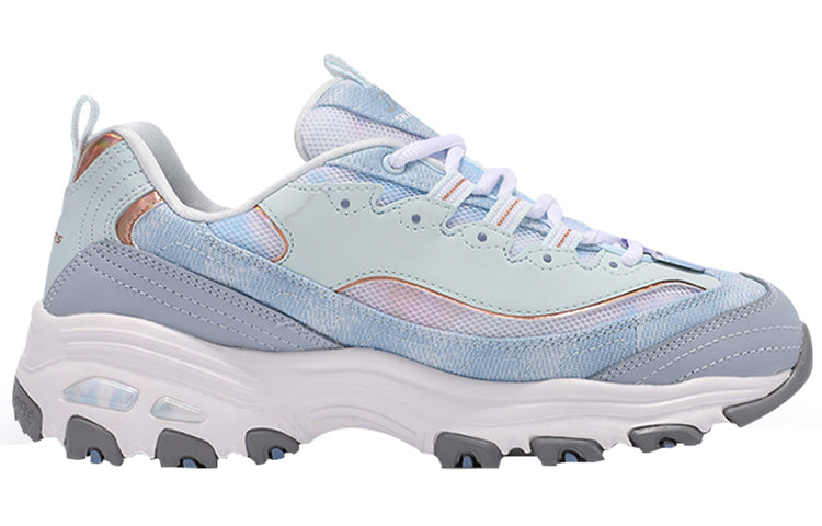 (WMNS) Skechers D Lites Sneakers Light-Blue 149251-LBMT
