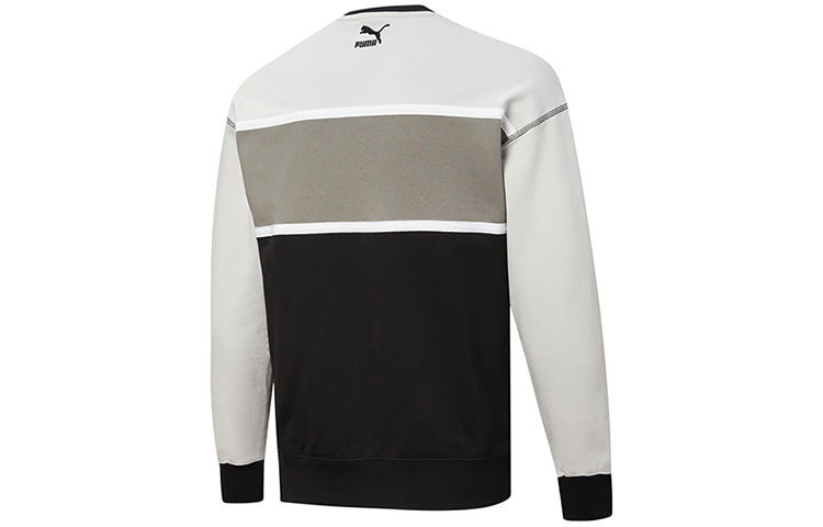 PUMA Regular Fit Retro Sweatshirt 'Black White Grey' 530710-01