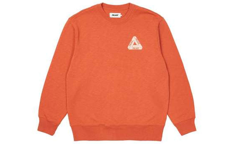 Palace FW21 Slub Crew Sweater 'Orange' P21CS070