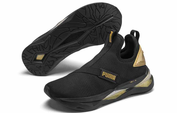 (WMNS) PUMA LQDCELL Shatter Mid 'Black Gold' 193278-02