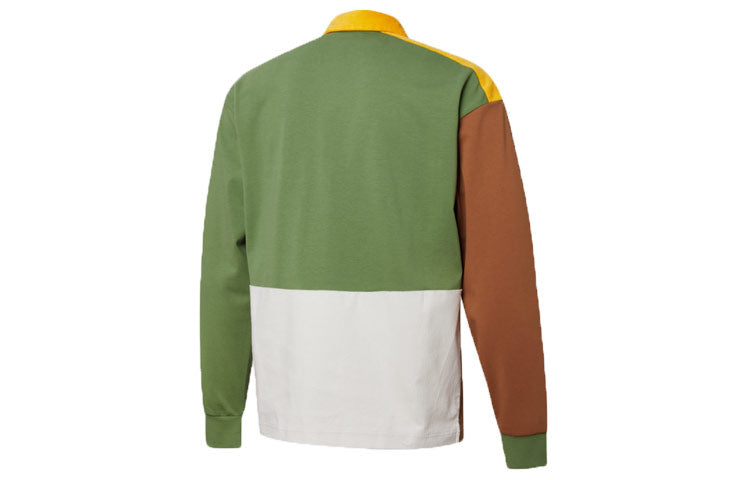 PUMA Retro Color Block Polo Shirt 'Green' 534680-17