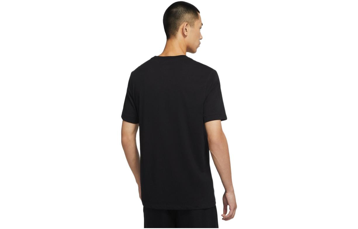 Men's Nike Greatest On Earth Alphabet Logo Printing Casual Short Sleeve Black DJ3716-010