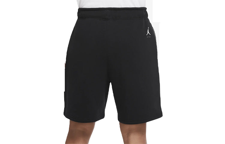 Nike Casual Colorblock Lacing Sports Shorts Black DJ0186-010