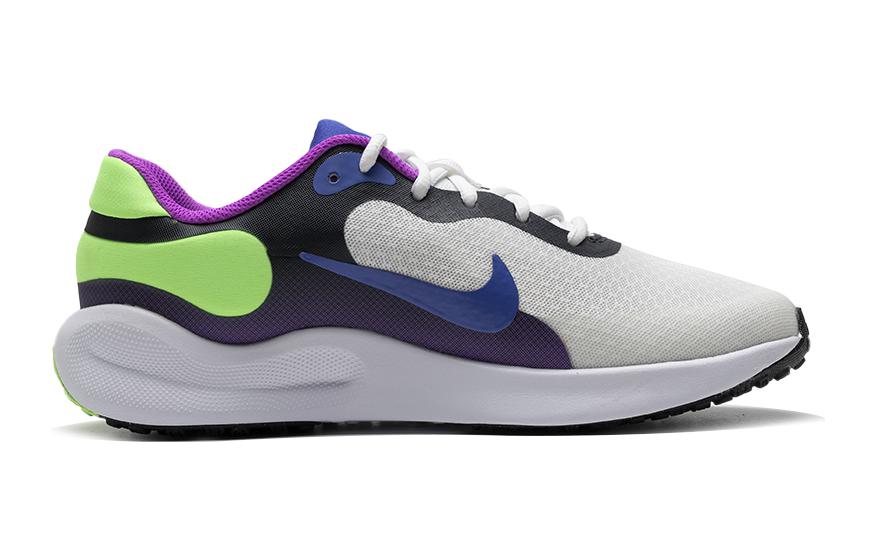 (GS) Nike Revolution 7 Shoes 'White Fuchsia Dream Green' FB7689-100