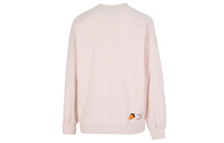 (WMNS) PUMA FF Bubble Sleeve Crew Neck Sweatshirt 'Pink' 538779-48