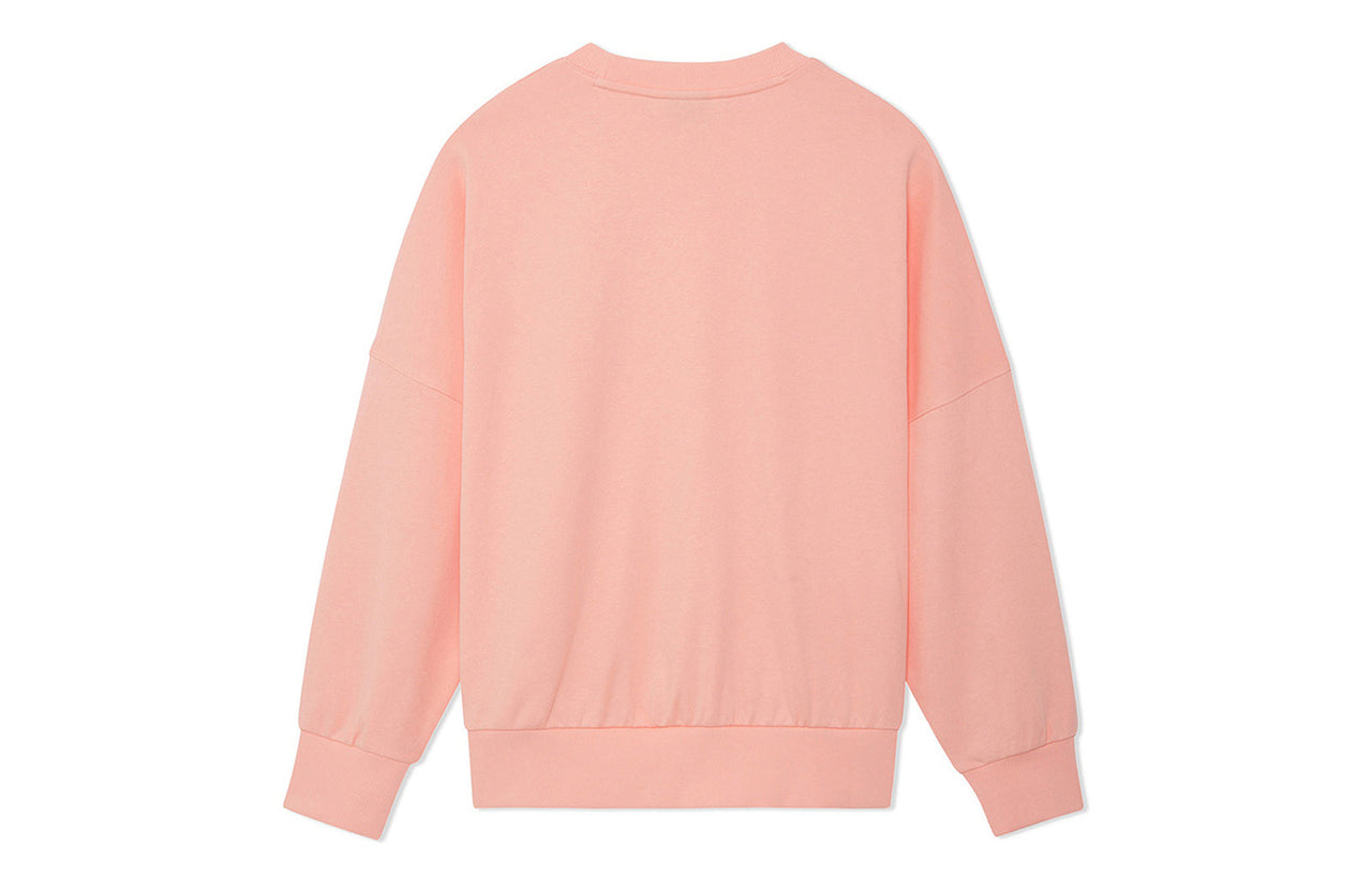 (WMNS) Li-Ning Triple Logo Sweatshirt 'Pink' AWDRF42-5