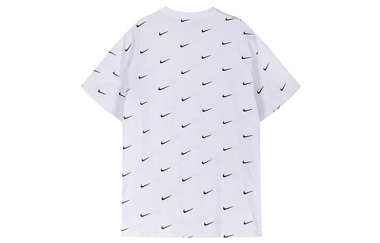 Men's Nike Nrg Swoosh Logo Tee Full Print logo Embroidered Short Sleeve T-Shirt CK4094-100