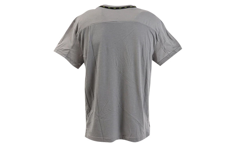 Nike Training Top Multicolor Splicing Breathable Sports Short Sleeve Gray CJ4743-077