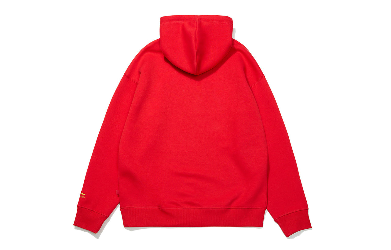 (WMNS) Li-Ning Year of the Rabbit Loose Fit Hoodie 'Red' AWDT056-1